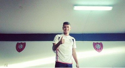 Un colombiano llega a San lorenzo