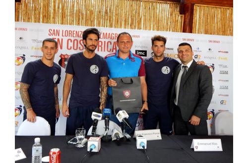 Conferencia de prensa en Costa Rica