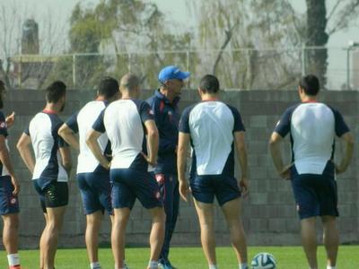 Entrenamiento con Bauza, Buffarini y Mercier